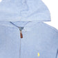 Mens Blue Polo Ralph Lauren Hoodie Full Zip Jumper