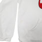 Womens White Rolling Stones Lightweight Hoodie Jumper