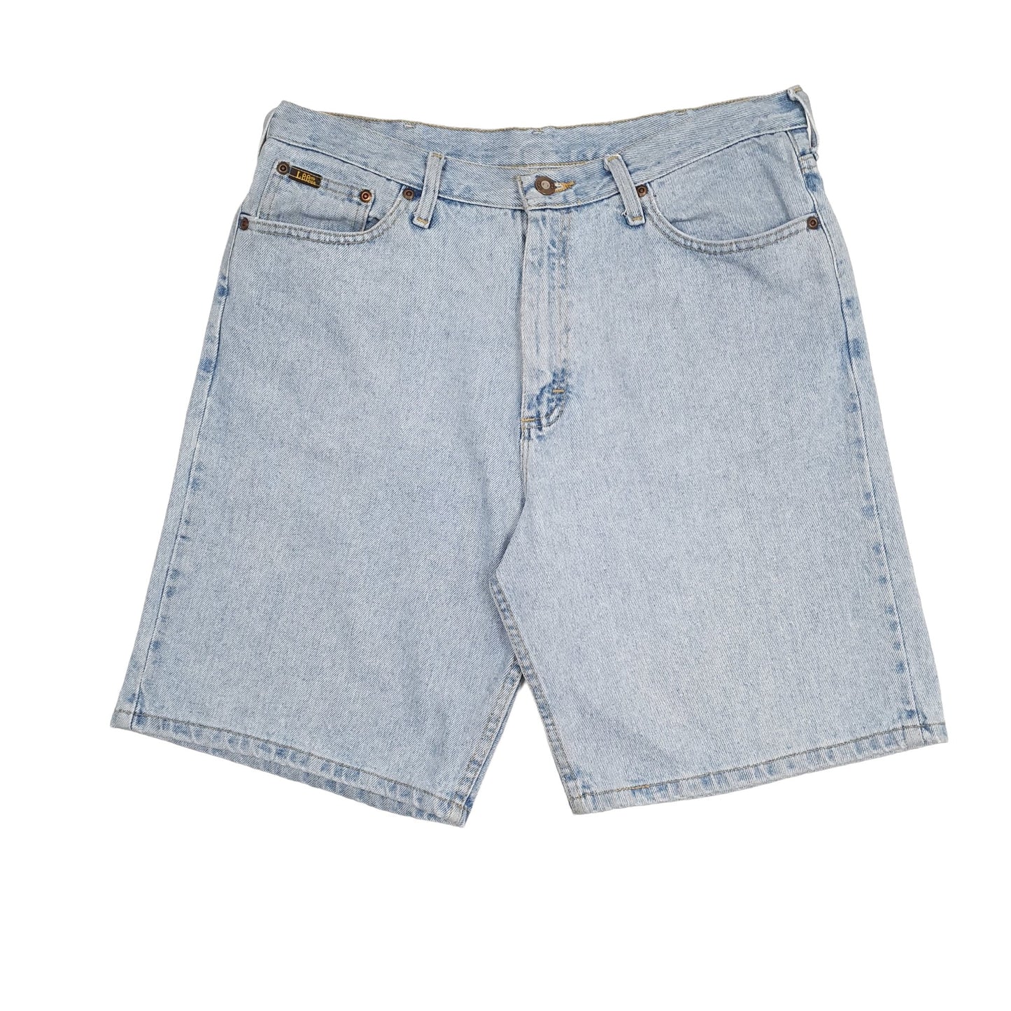 Mens Blue Lee Jorts Vintage 1990s Denim Shorts
