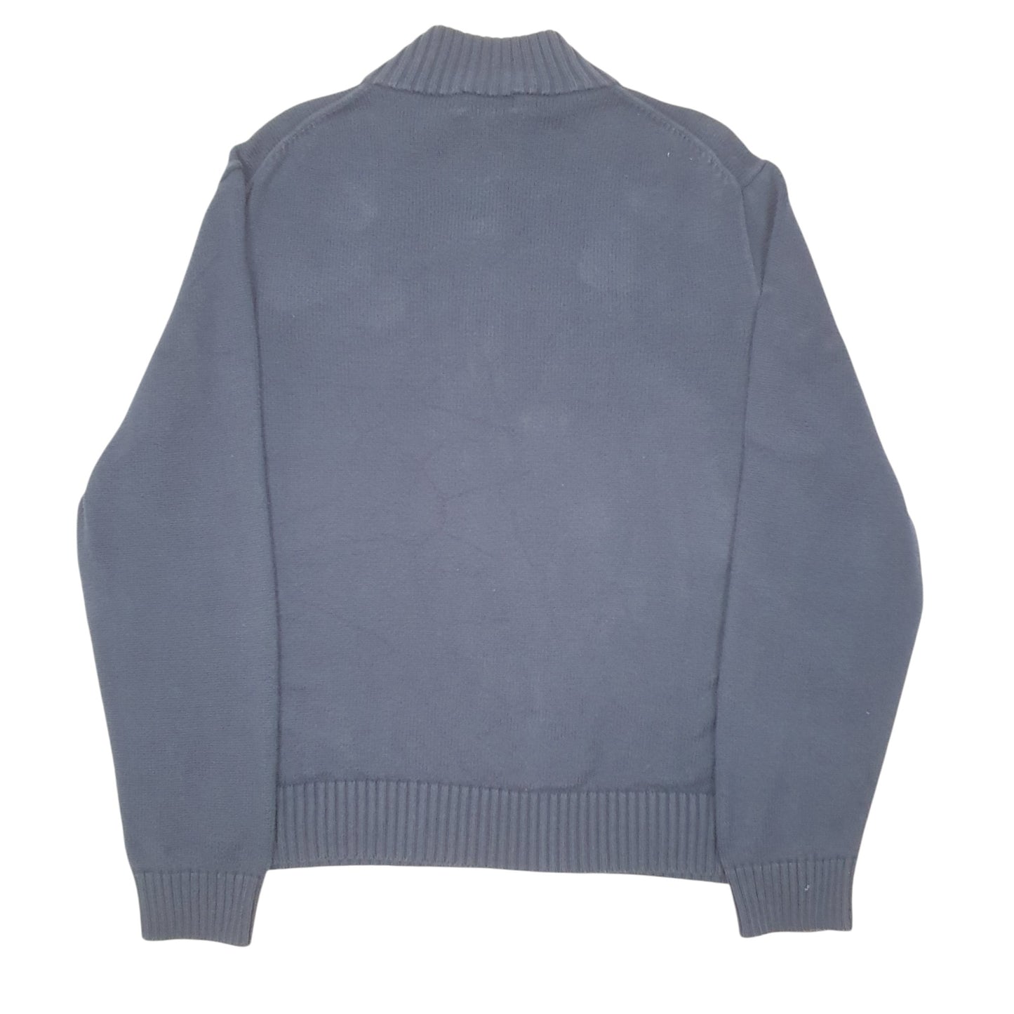 Mens Navy Polo Ralph Lauren Knit Quarter Zip Jumper