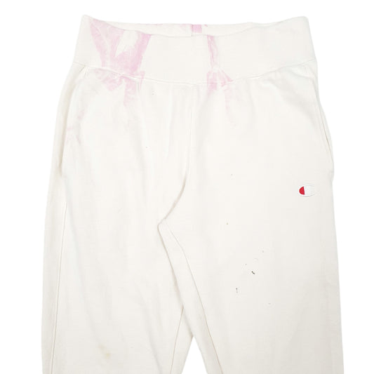 Womens White Champion Stretch Jogger Trousers