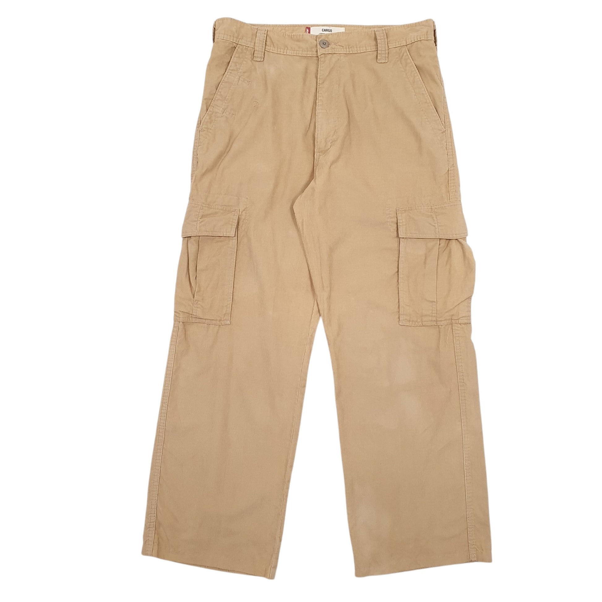 Mens Beige Levis  Cargo Trousers