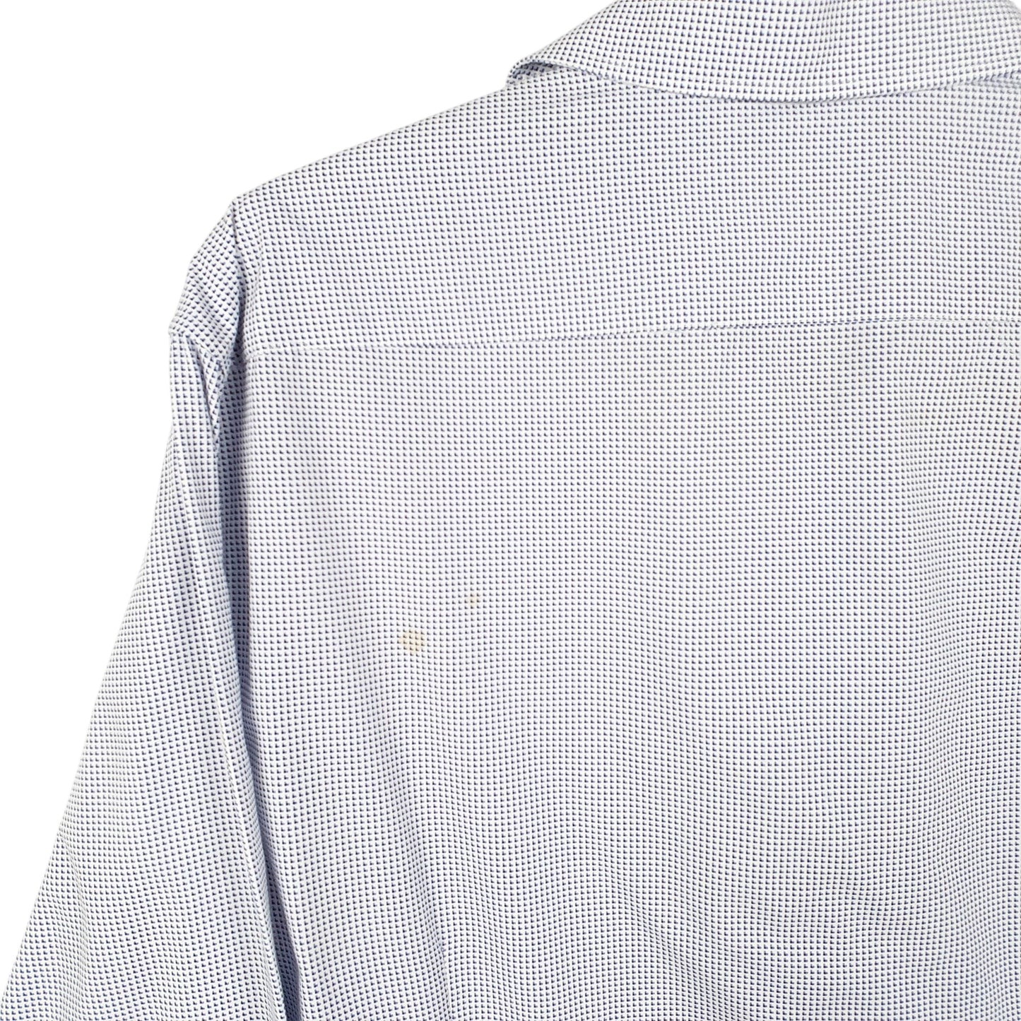Mens White M&S  Long Sleeve Shirt