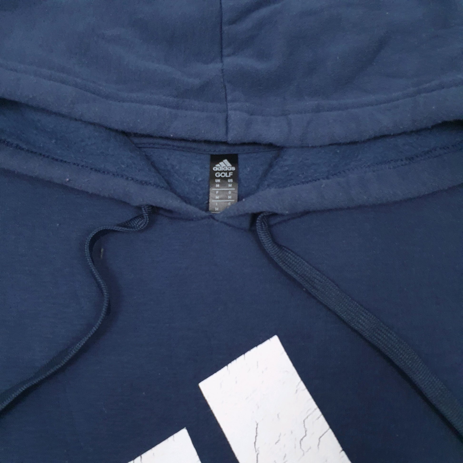 Mens Blue Adidas Golf Hoodie Jumper