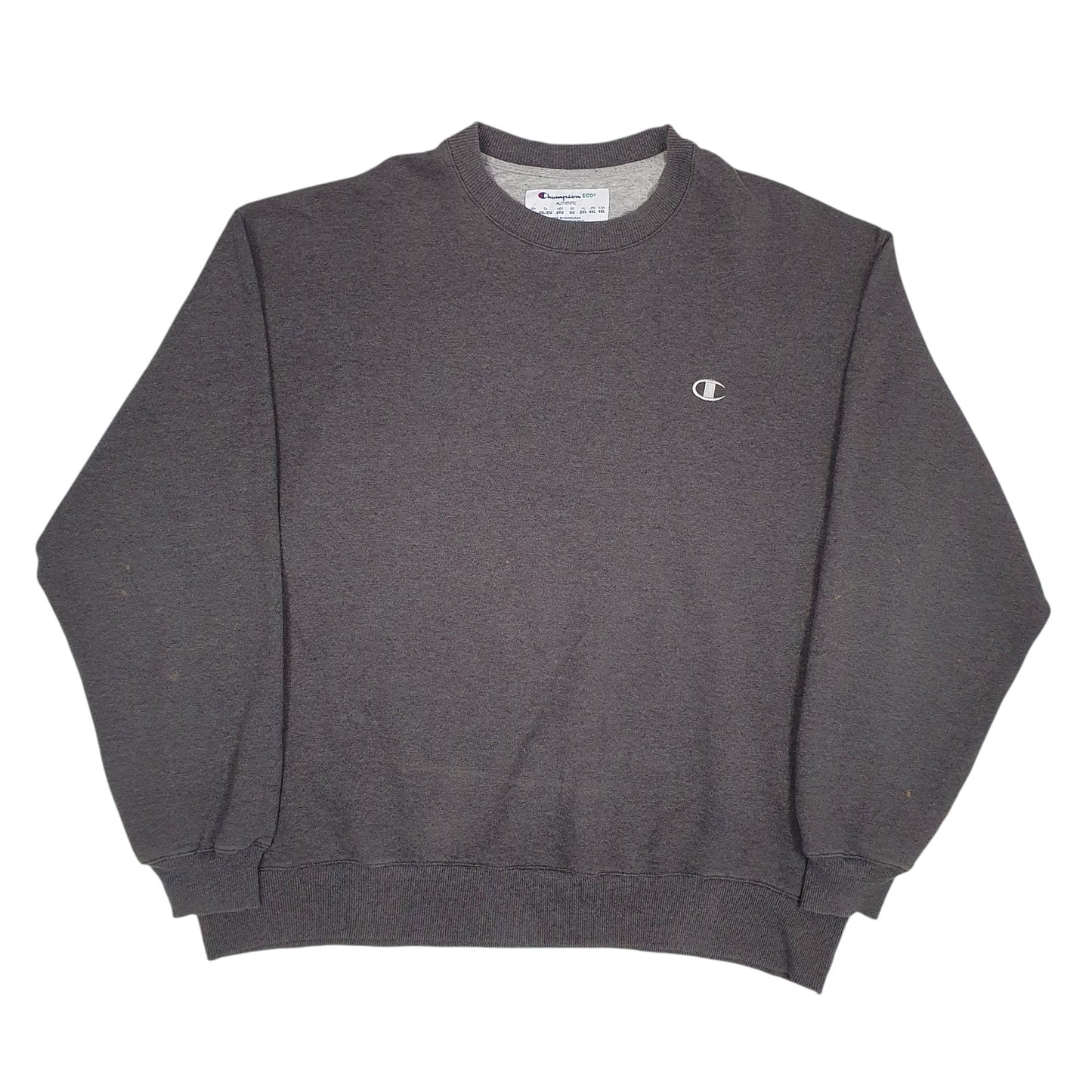 Mens Grey Champion  Crewneck Jumper