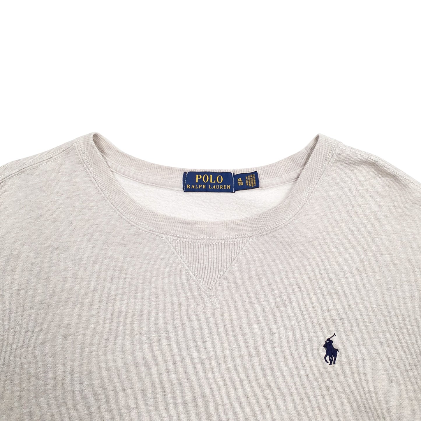 Mens Grey Polo Ralph Lauren  Crewneck Jumper