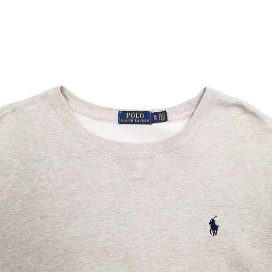 Mens Grey Polo Ralph Lauren  Crewneck Jumper