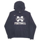 Mens Black Nike Tech Football Spellout Hoodie Jumper