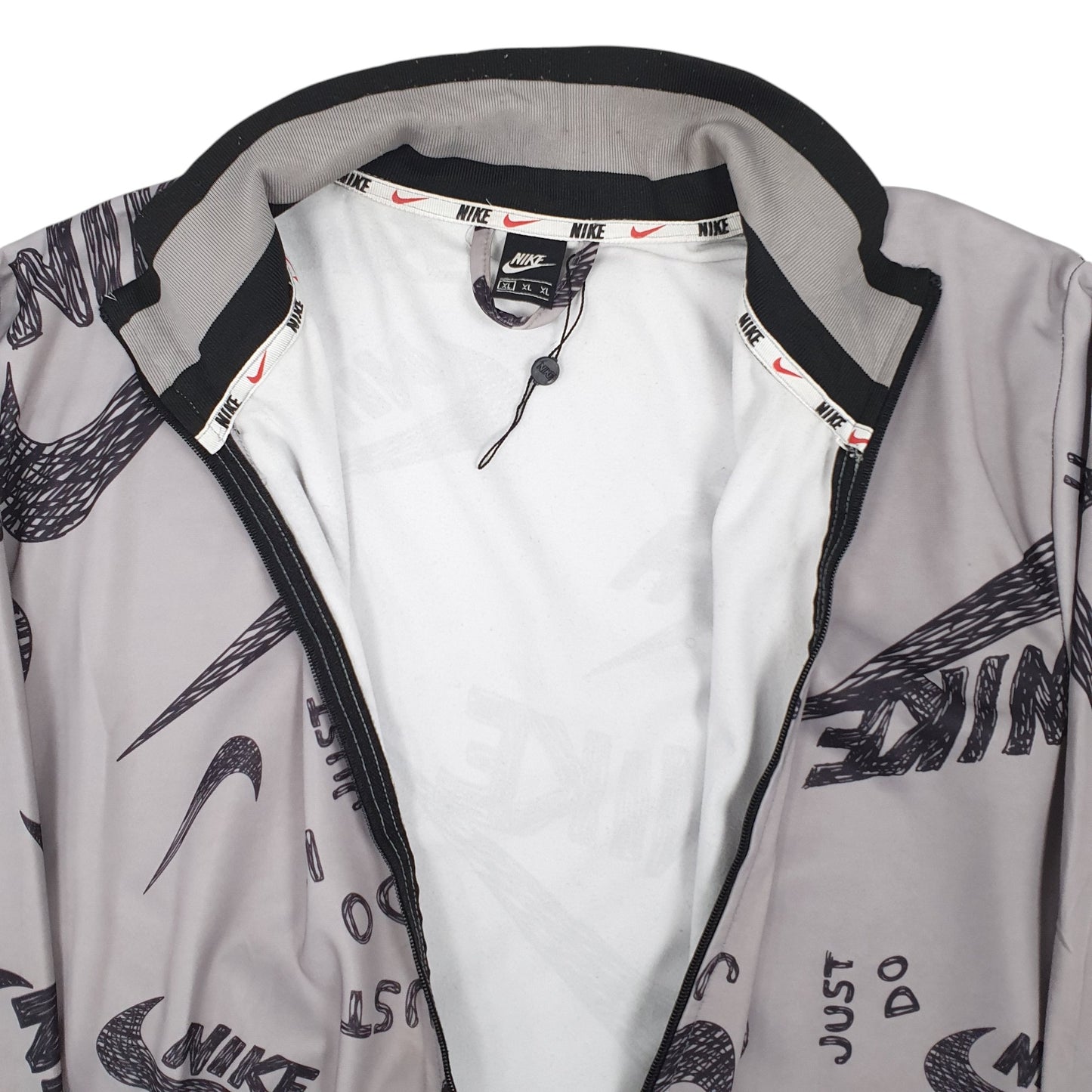 Mens Grey Nike  Full Zip Coat