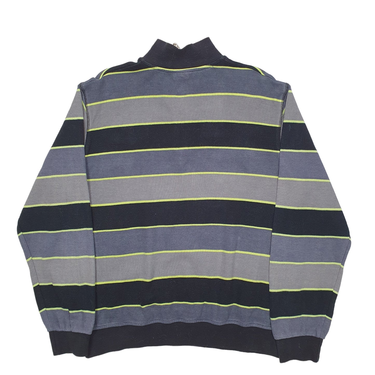 Mens Grey Adidas Vintage 2000's Quarter Zip Jumper