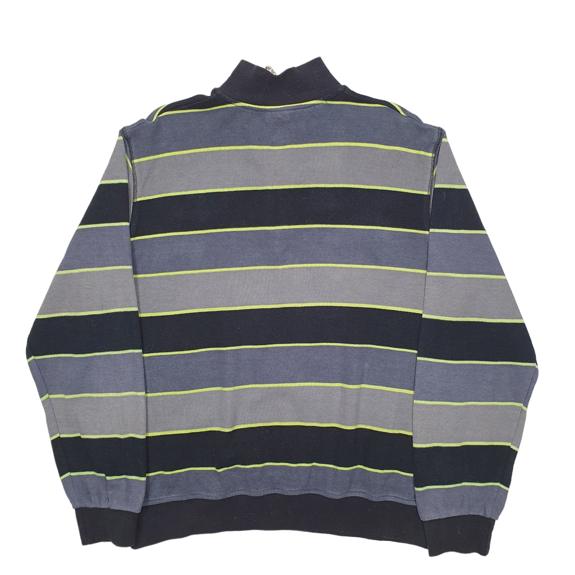 Mens Grey Adidas Vintage 2000's Quarter Zip Jumper