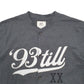 Mens Grey Echo Unltd Baseball Jersey 93 Till Spellout Hip Hop Short Sleeve T Shirt