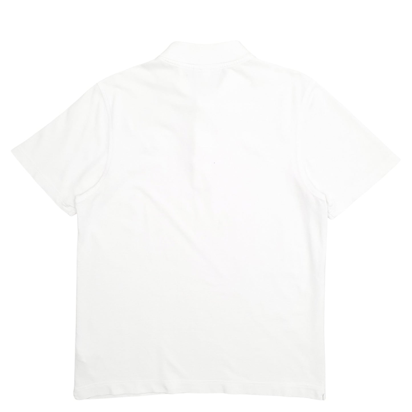 Mens White Lacoste  Short Sleeve Polo Shirt