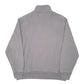 Mens Grey Nautica Competition Spellout Quarter Zip Jumper