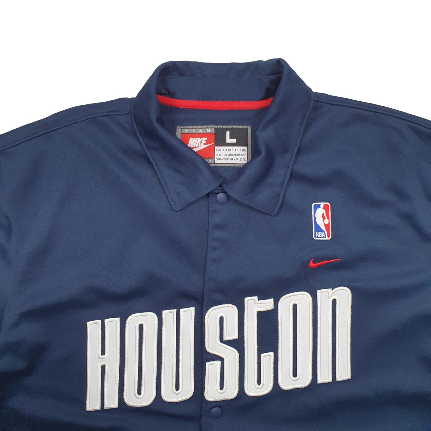 Mens Navy Nike NBA Basketball Houston Rockets Short Sleeve T Shirt