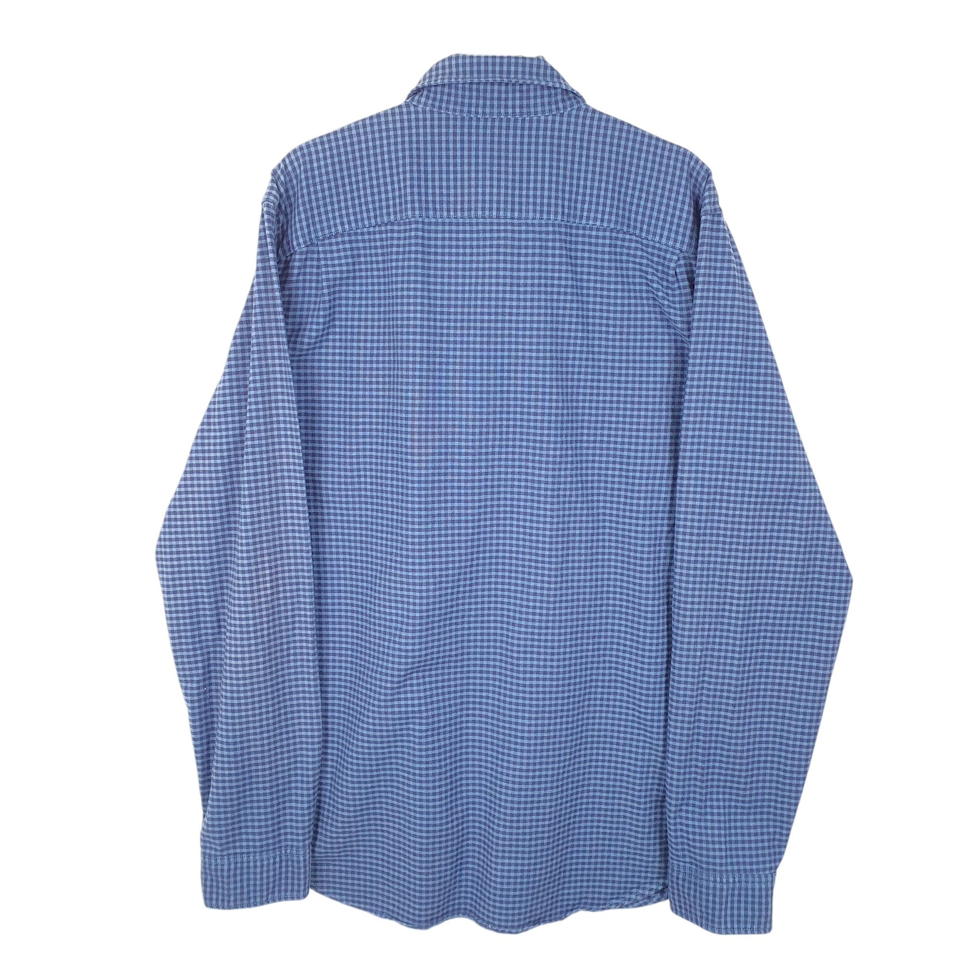 Mens Blue Gap Stretch Long Sleeve Shirt