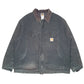 Mens Black Carhartt Vintage Arctic Chore Quilt Lined CO3  Coat