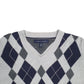 Mens Grey Tommy Hilfiger Knit V Neck Jumper