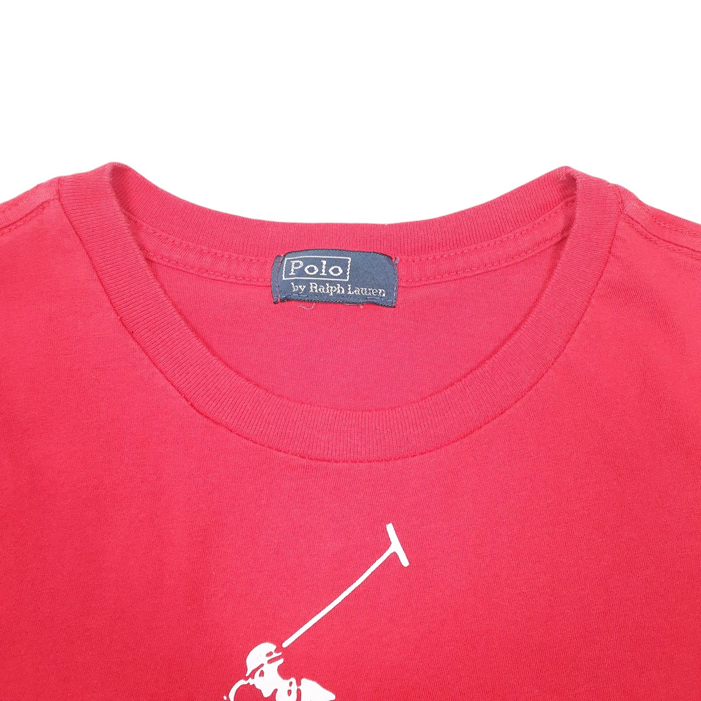 Mens Red Polo Ralph Lauren RL CO Short Sleeve T Shirt