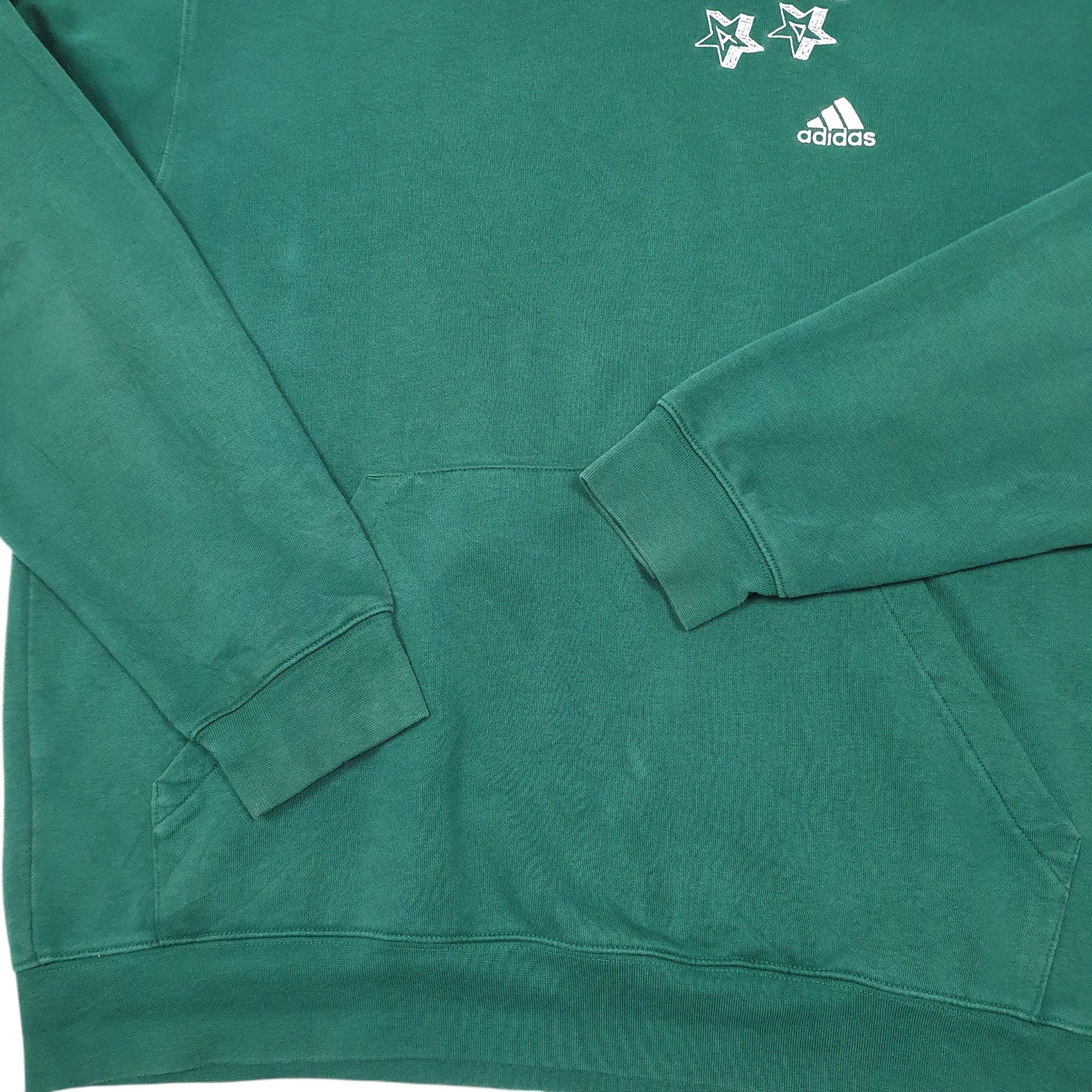 Mens Green Adidas  Hoodie Jumper
