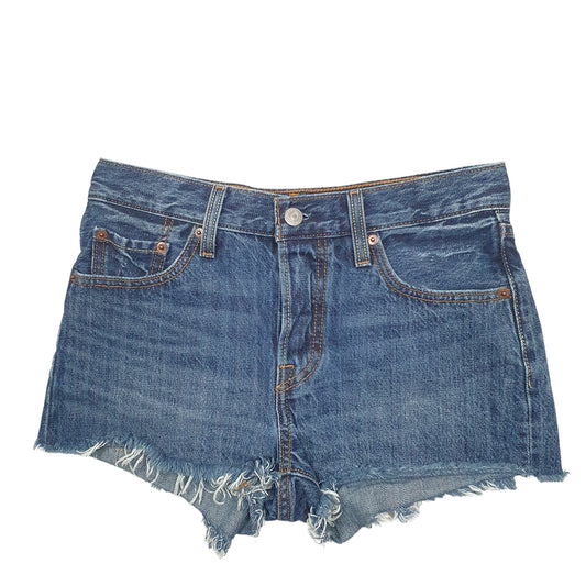 Womens Blue Levis 501 Denim Jorts Denim Shorts
