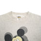 Mens Grey Tultex Mickey Mouse Florida Spellout Vintage 1990s Crewneck Jumper