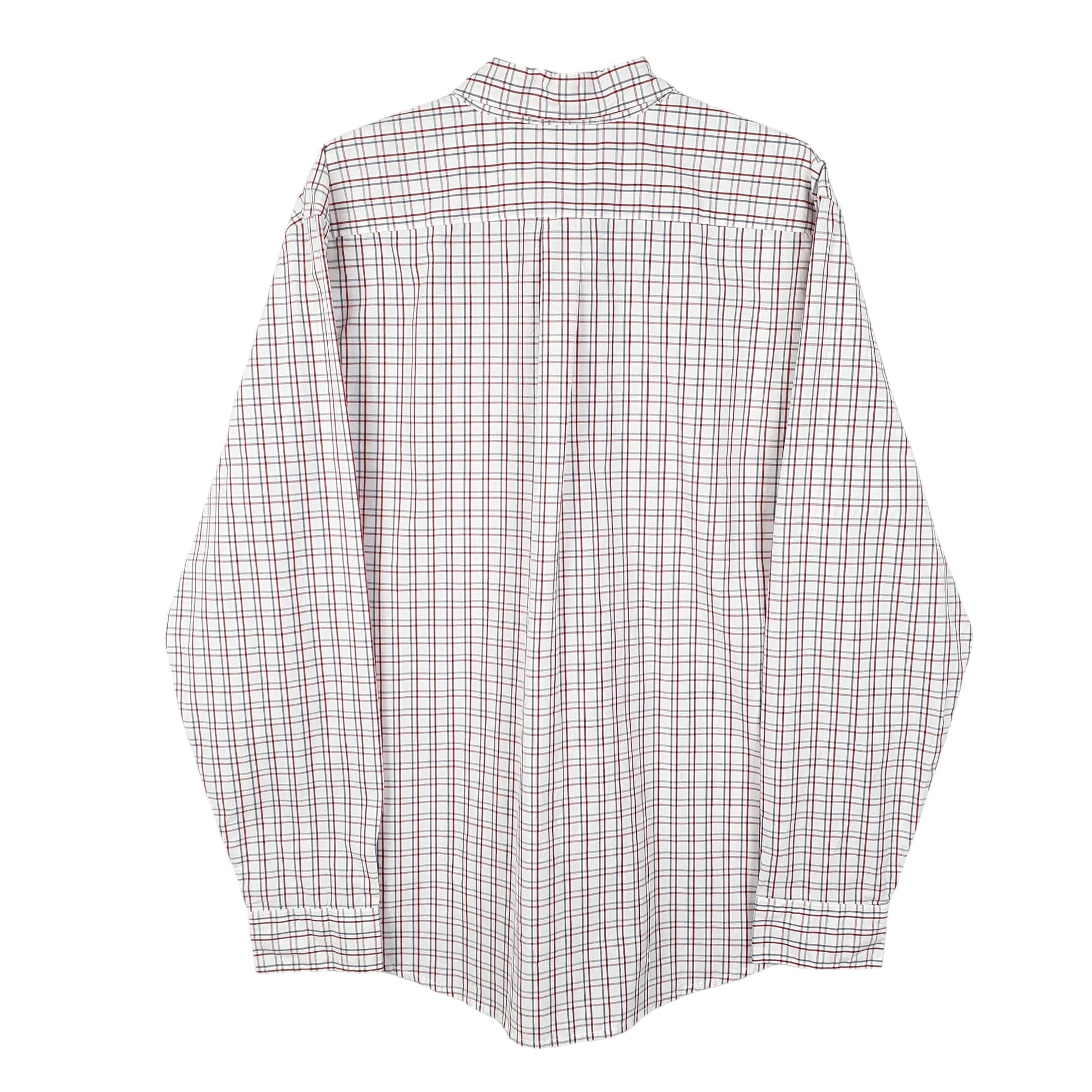 Mens White Dockers  Long Sleeve Shirt
