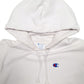 Mens White Champion  Hoodie Jumper