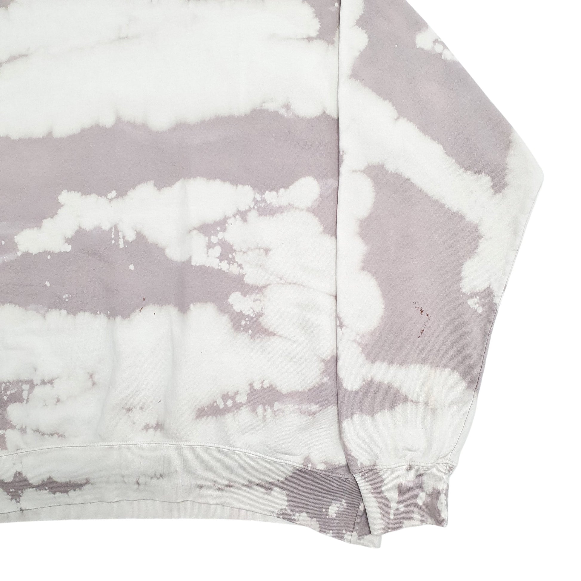 Mens Cream Champion Tye Dye Crewneck Jumper