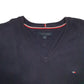 Mens Navy Tommy Hilfiger Knit Crewneck Jumper