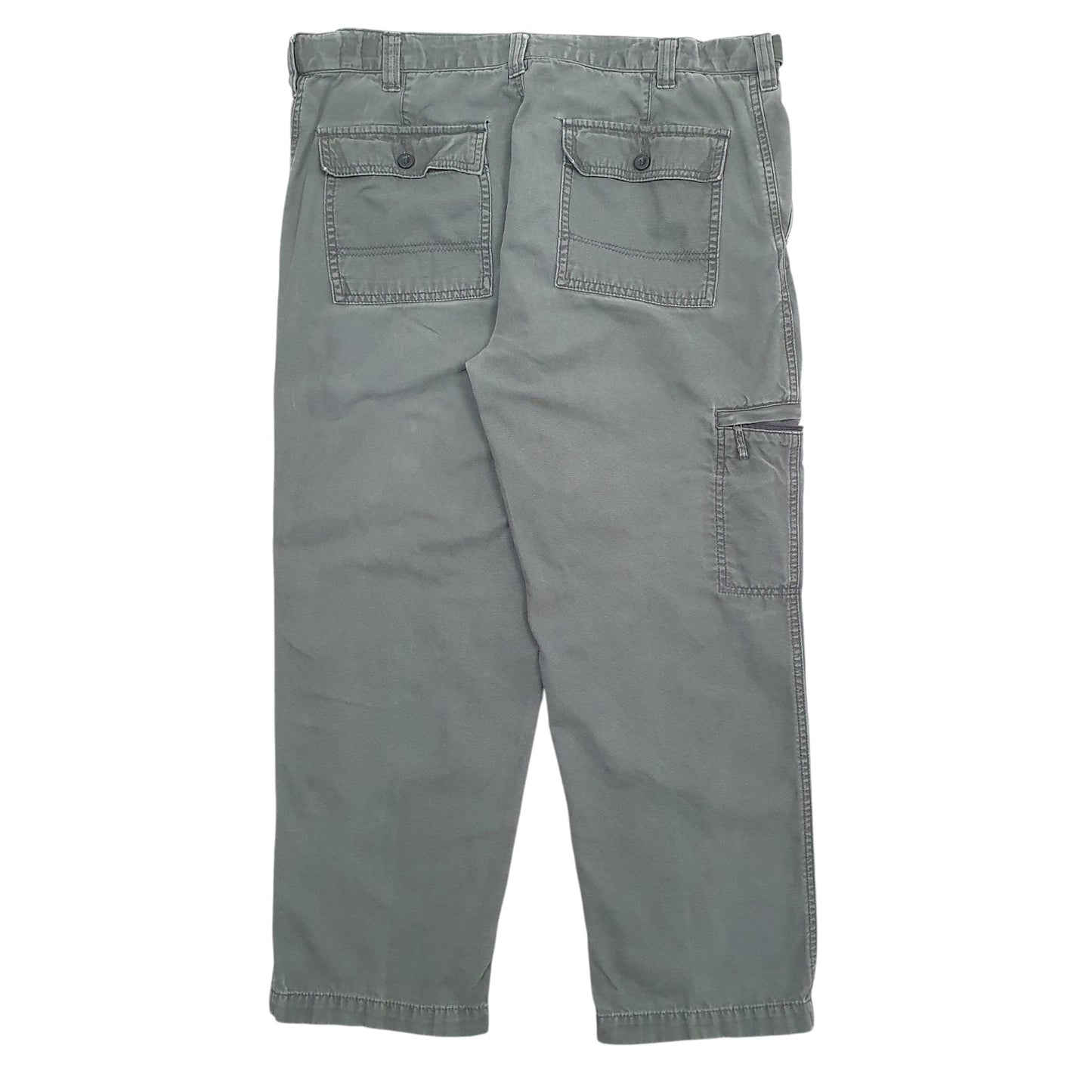 Mens Green Dockers D3 Classic Cargo Trousers