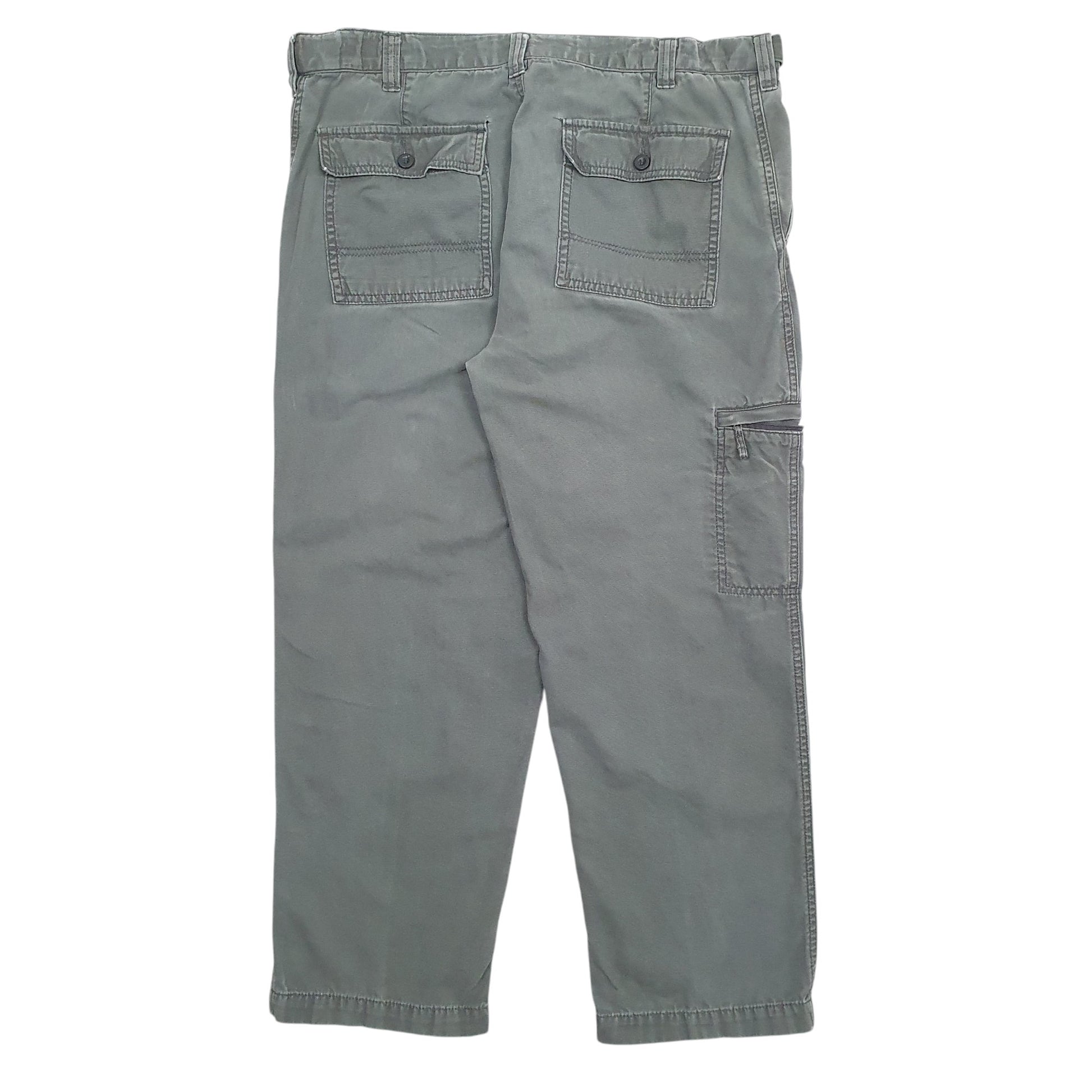 Mens Green Dockers D3 Classic Cargo Trousers