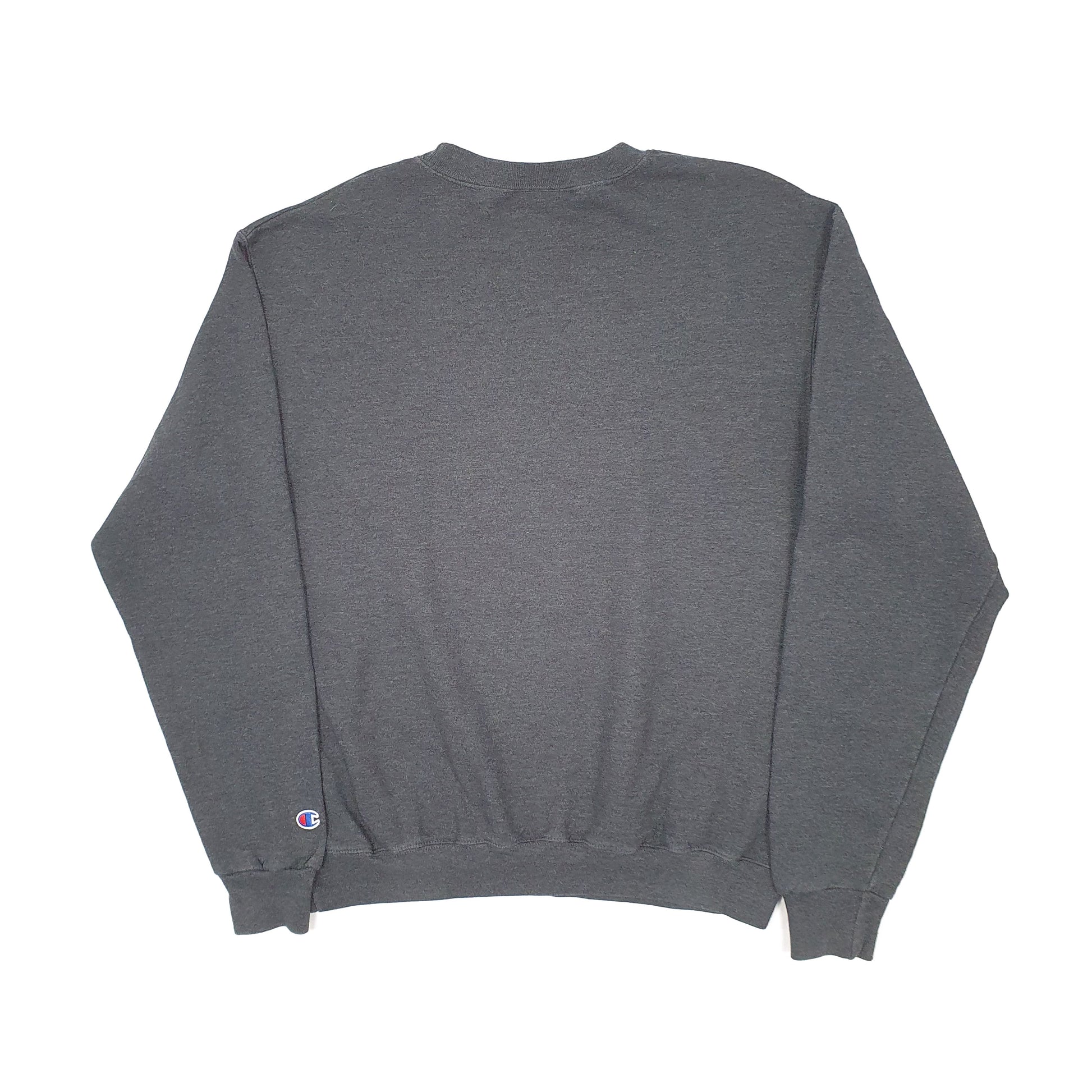 Mens Grey Champion Clemson Crewneck Jumper