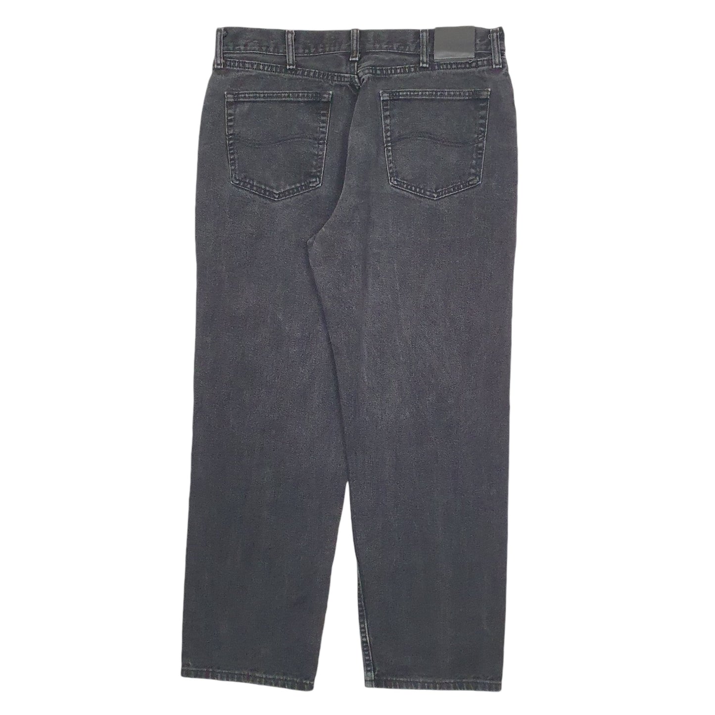 Mens Black Lee  Relaxed JeansW38 L32