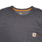 Mens Grey Carhartt  Short Sleeve T Shirt
