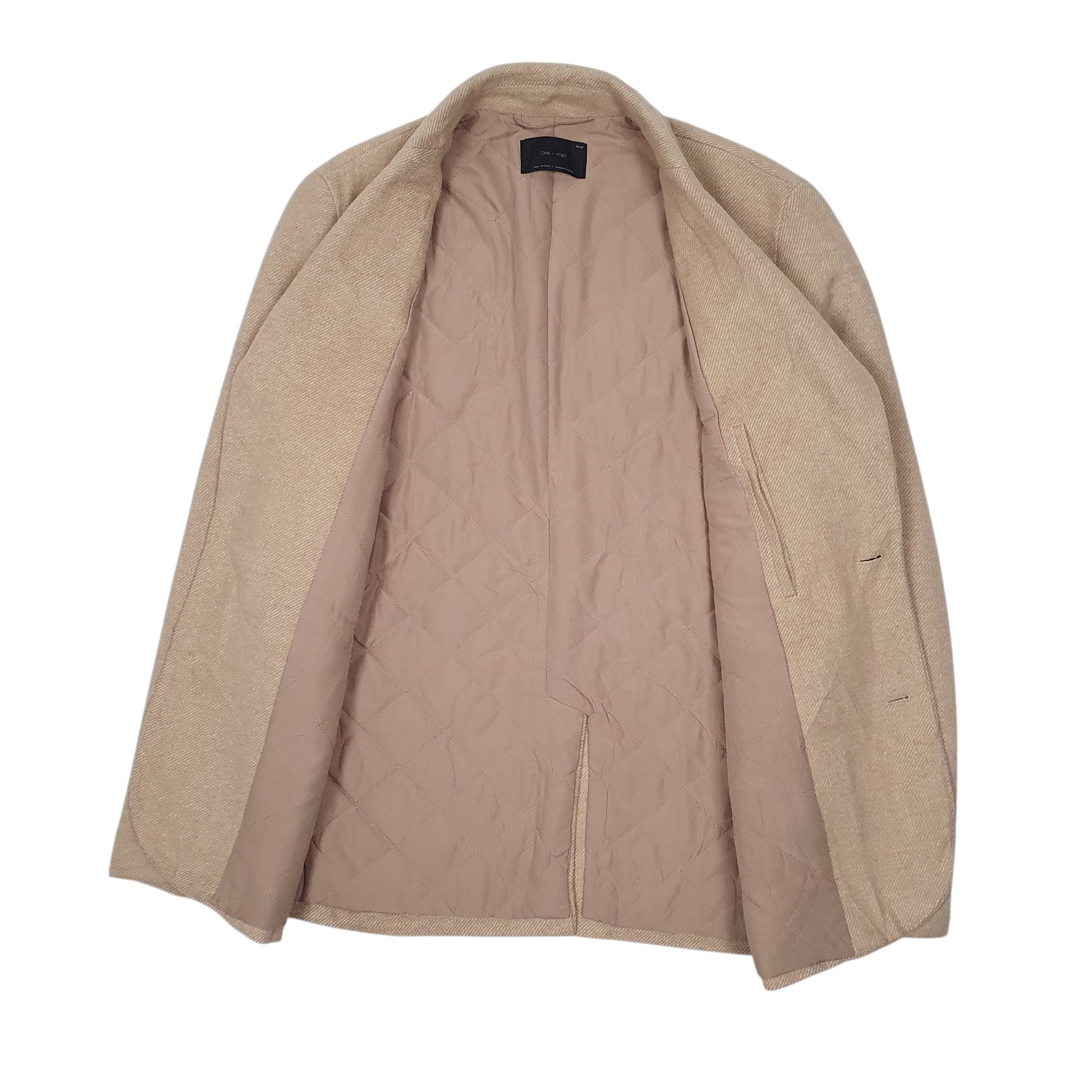 Mens Beige Oak & Fort   Coat
