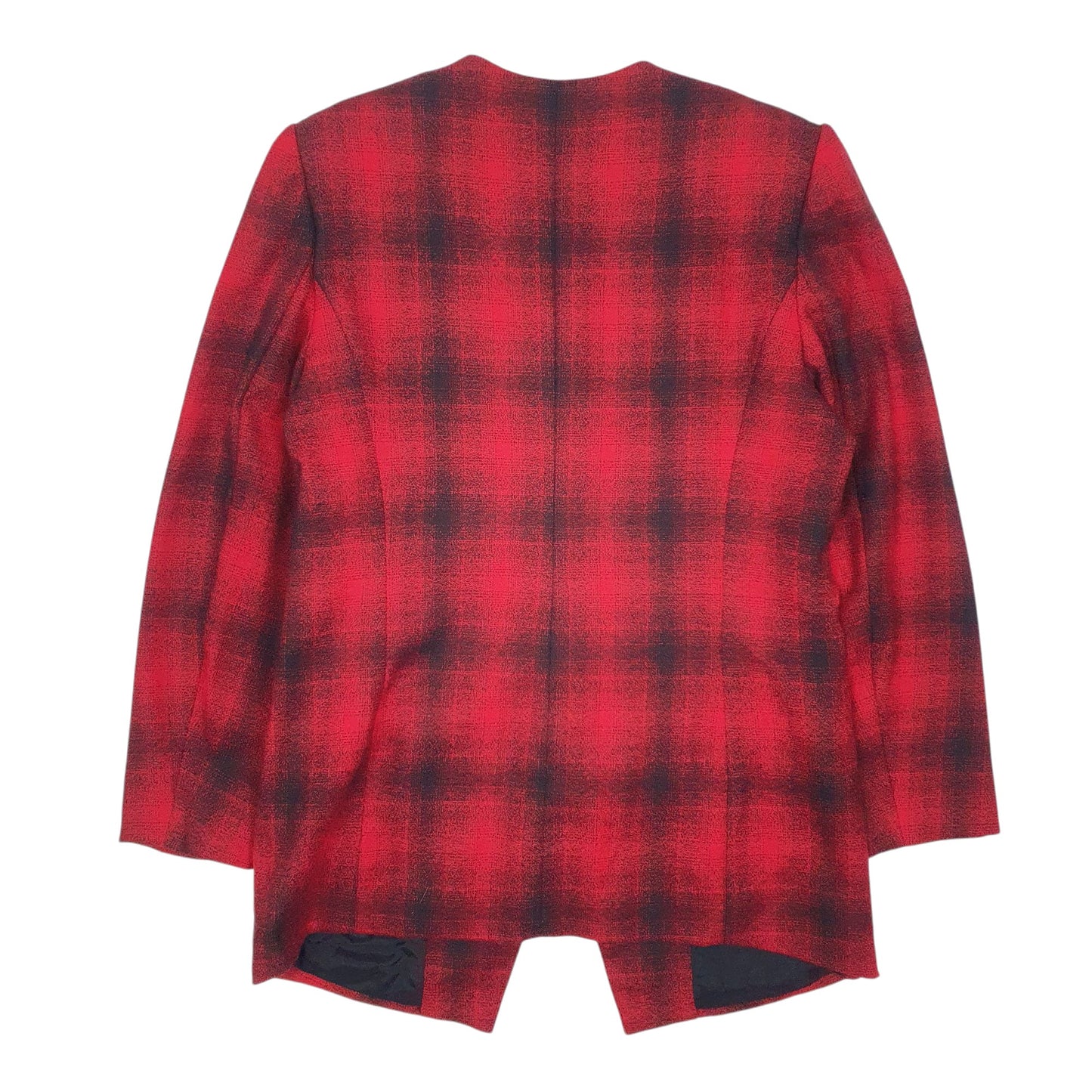 Womens Red Braemar Plaid Hoodie Coat