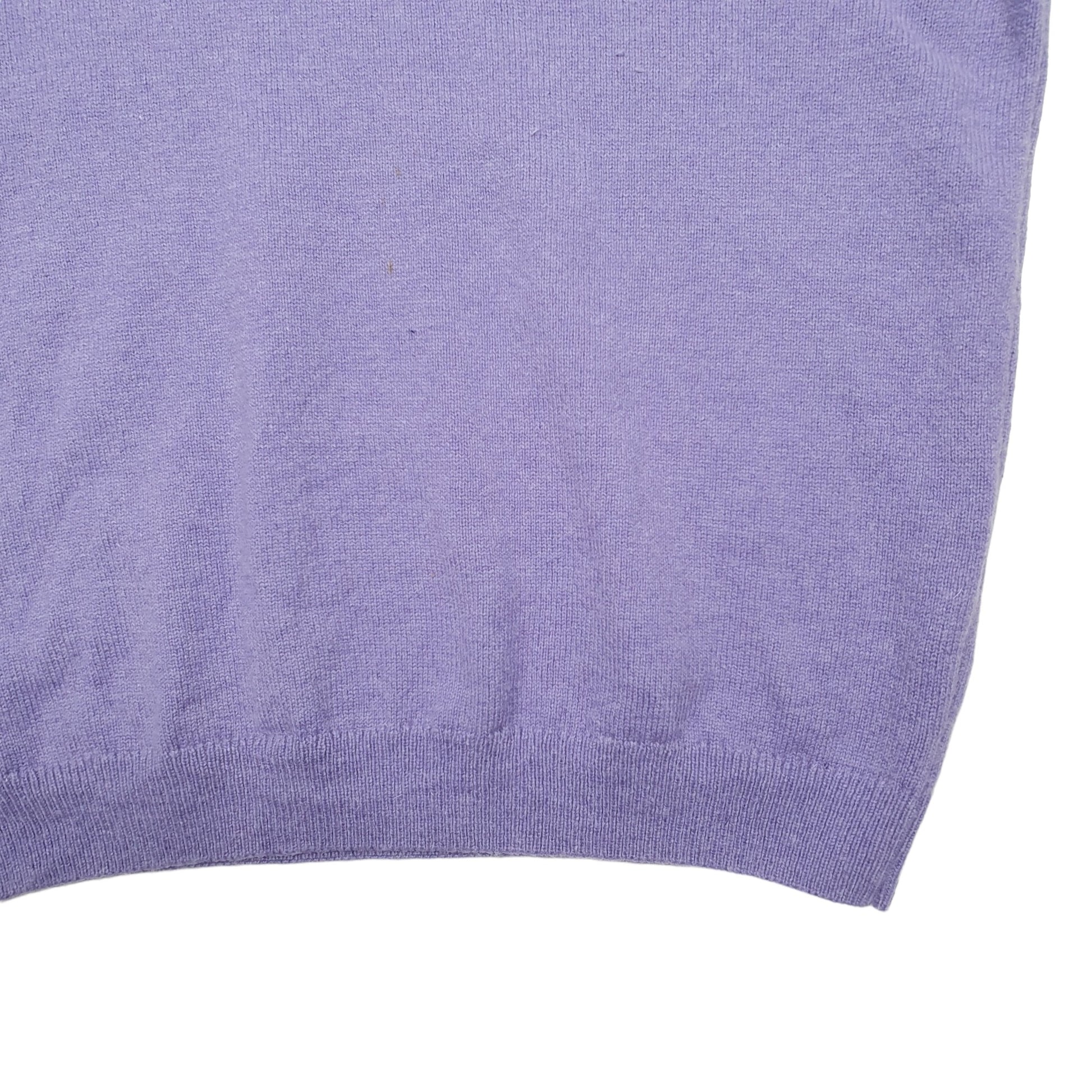 Mens Purple Calvin Klein Knit Crewneck Jumper