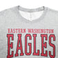 Mens Grey Unbranded Eastern Washington Eagles Spellout Crewneck Jumper