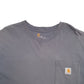 Mens Grey Carhartt  Short Sleeve T Shirt