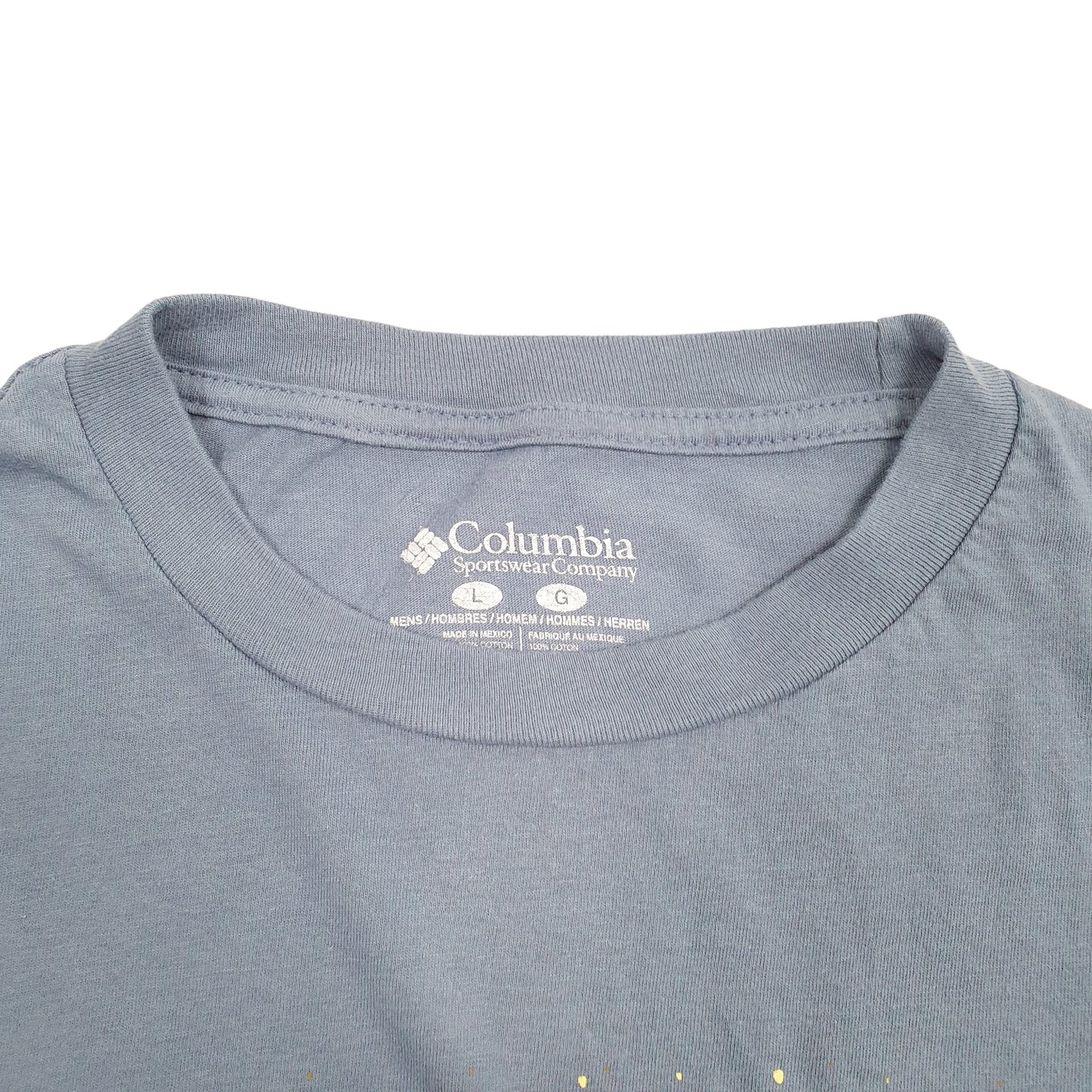 Mens Blue Columbia Sportswear Yosemite Short Sleeve T Shirt