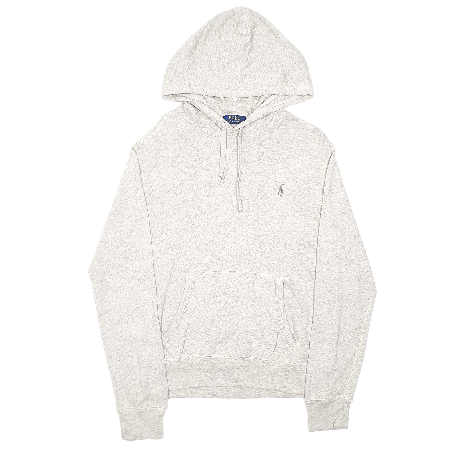 Mens Grey Polo Ralph Lauren Lightweight Hoodie Jumper