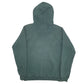 Mens Green Adidas Spellout Hoodie Jumper