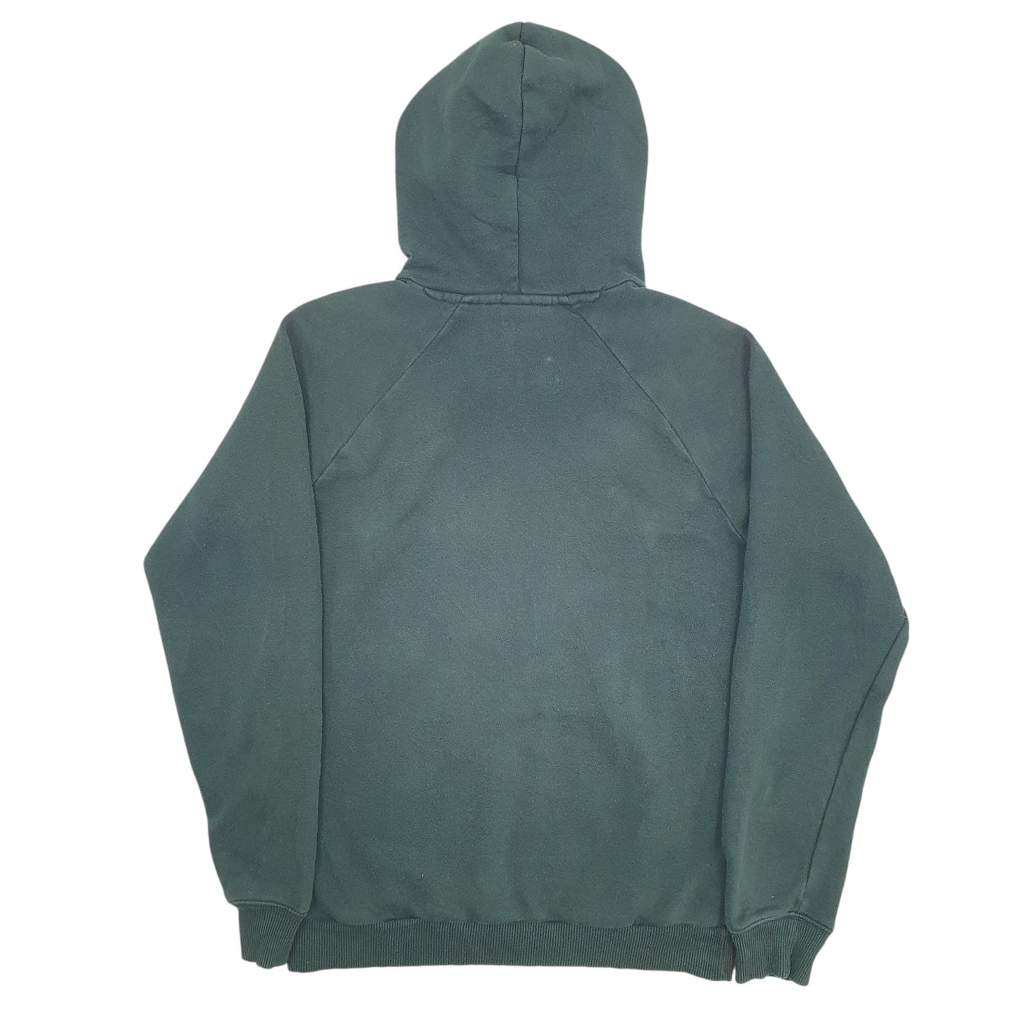 Mens Green Adidas Spellout Hoodie Jumper