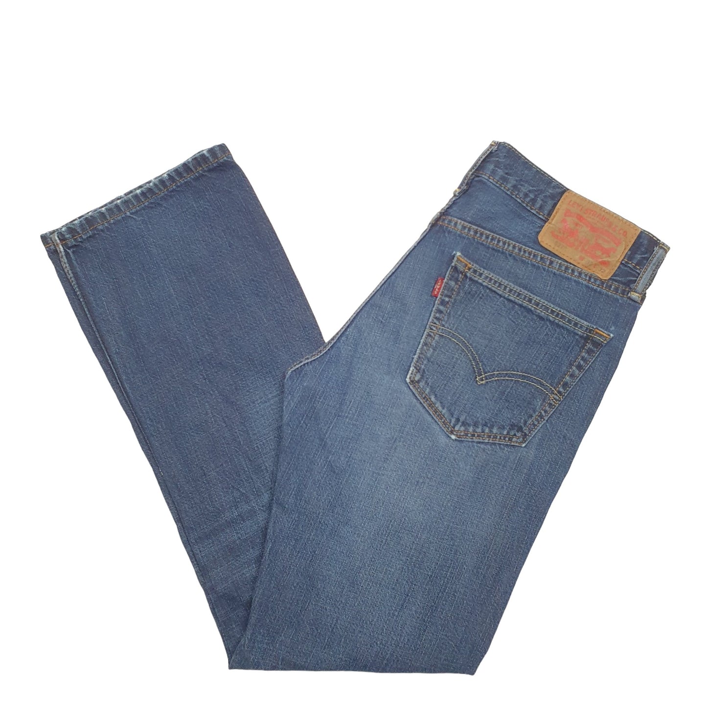 Mens Blue Levis  527 JeansW33 L32