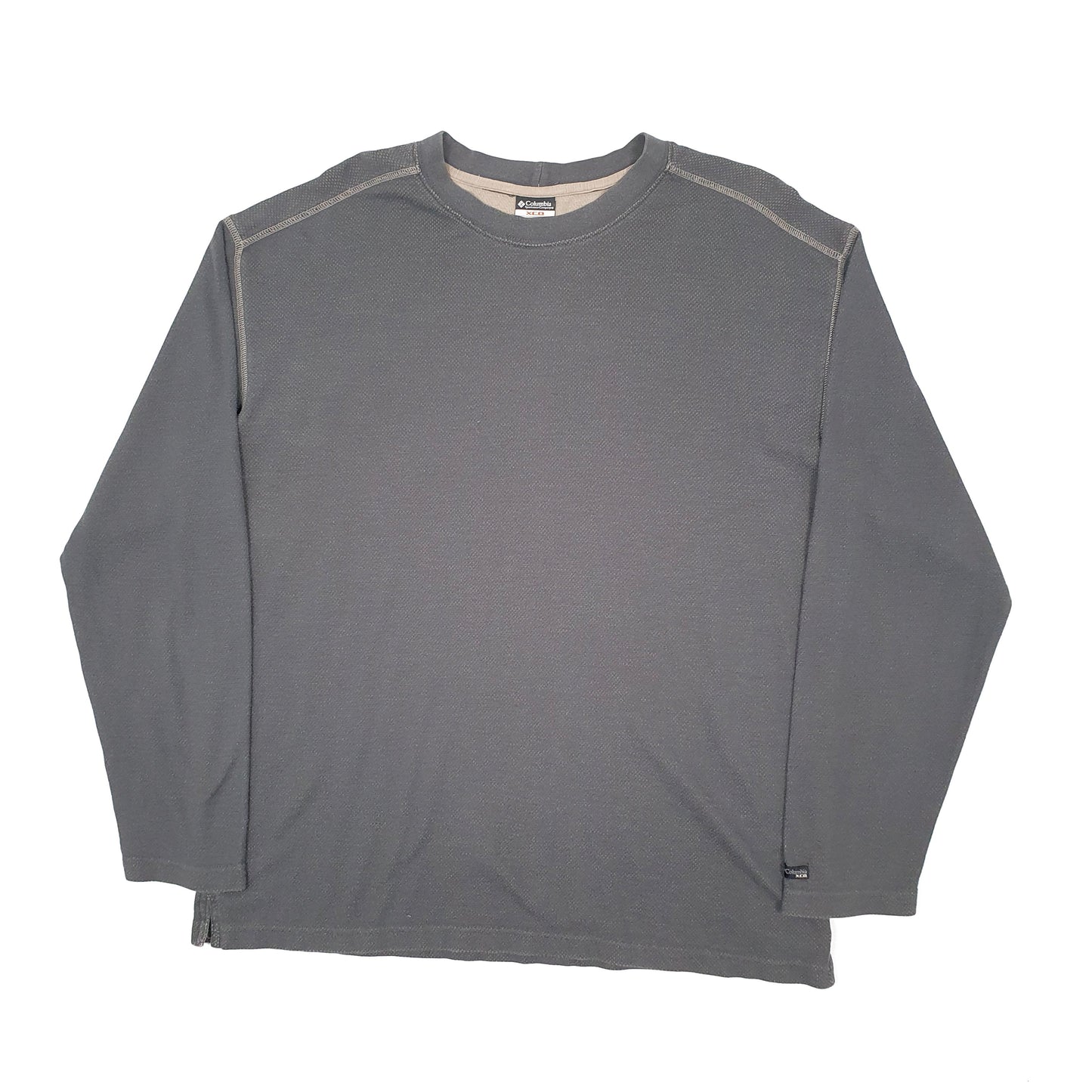 Mens Grey Columbia Sportswear XCR Baselayer Long Sleeve T Shirt