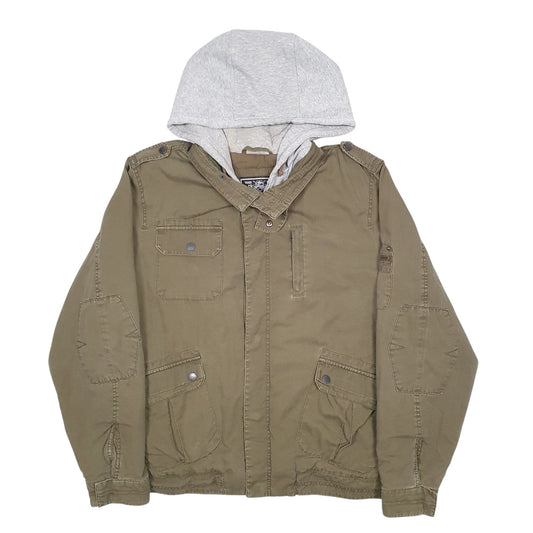 Mens Khaki Buffalo Coat
