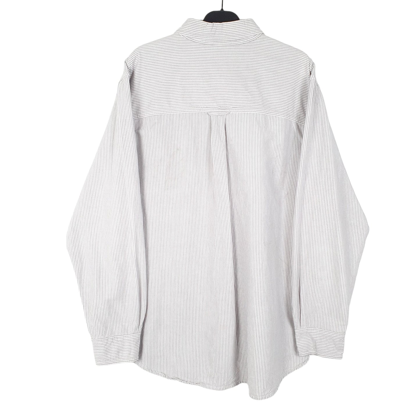 Mens Grey Chaps Oxford Long Sleeve Shirt