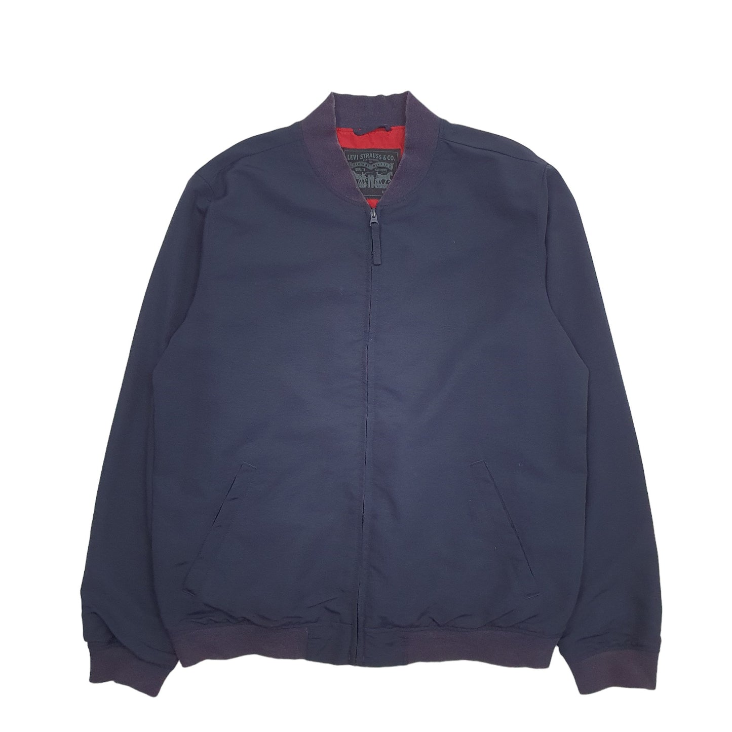 Mens Navy Levis   Coat