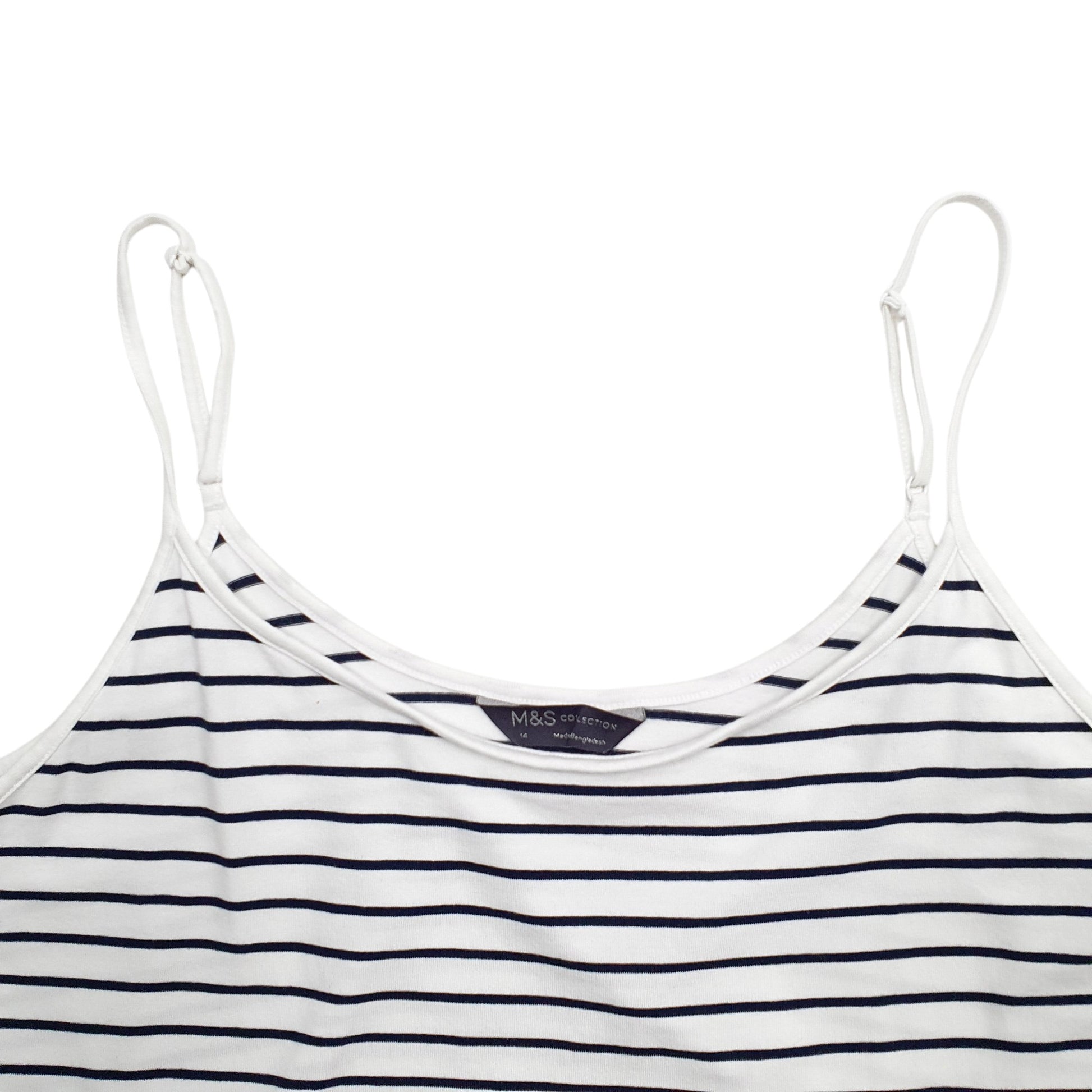 Womens White M&S  Short Sleeve T Shirt